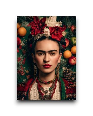 A6 Ansichtkaart - Frida Kahlo: Holiday Glow