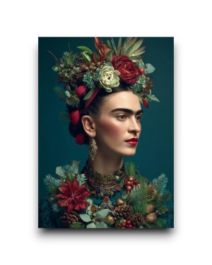 A6 Ansichtkaart - Frida Kahlo: Winter flowers