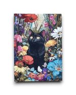 A6 Ansichtkaart - The Black Cat’s Garden