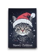 A6 Ansichtkaart - Meowy Christmas