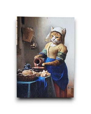 A6 Ansichtkaart - Vermeer Milk Cat
