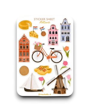 Stickervel- Holland